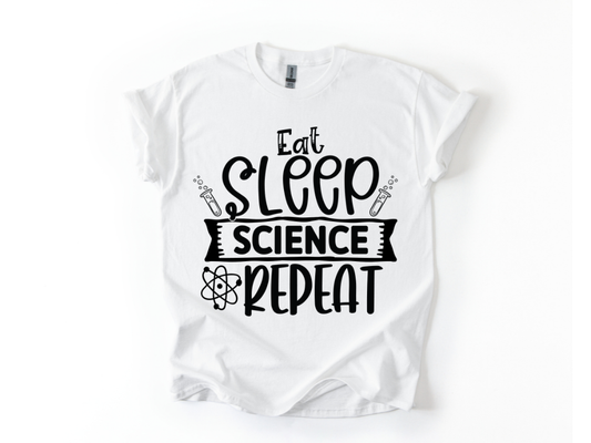 Eat Sleep Science Repeat T-Shirt