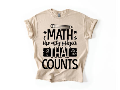 The Only Subject That Counts T-Shirt