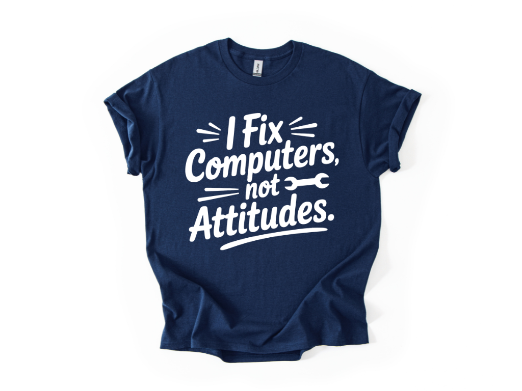 I Fix Computers Not Attitudes T-Shirt