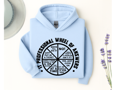 IT Professional Wheel of Answers Hoodie