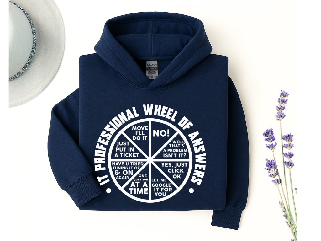 IT Professional Wheel of Answers Hoodie