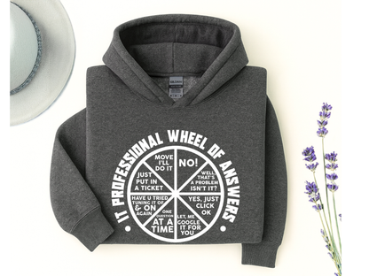 IT Professional Wheel of Answers Hoodie