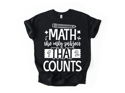 The Only Subject That Counts T-Shirt