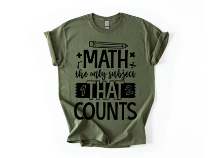 The Only Subject That Counts T-Shirt