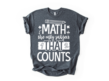 The Only Subject That Counts T-Shirt