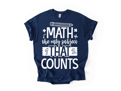 The Only Subject That Counts T-Shirt