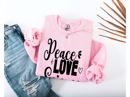 Peace Love Science Crewneck