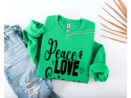 Peace Love Science Crewneck