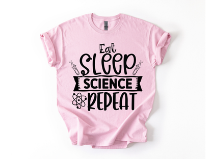 Eat Sleep Science Repeat T-Shirt