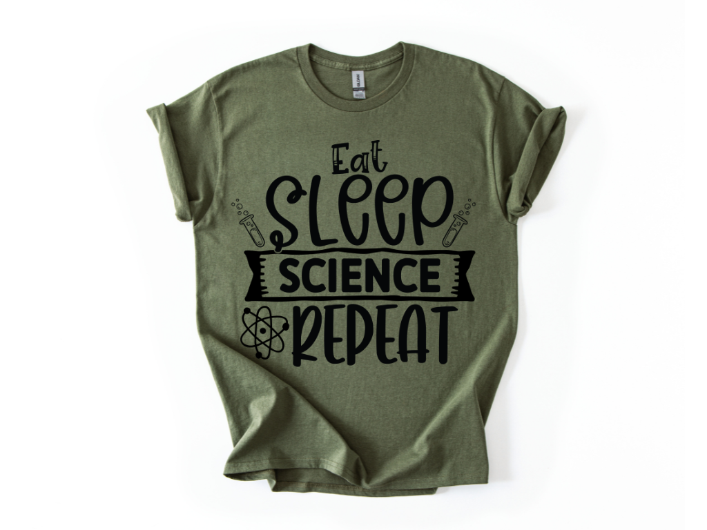 Eat Sleep Science Repeat T-Shirt