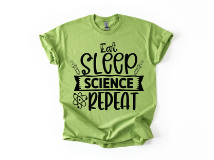 Eat Sleep Science Repeat T-Shirt