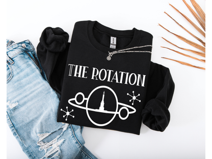 The Rotation of the Earth Really Makes My Day Crewneck