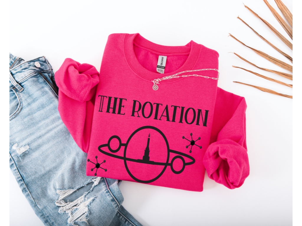 The Rotation of the Earth Really Makes My Day Crewneck