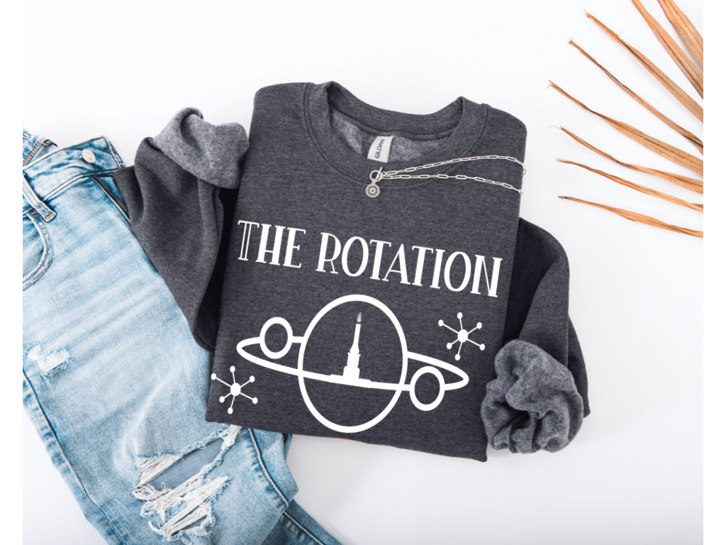 The Rotation of the Earth Really Makes My Day Crewneck