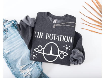 The Rotation of the Earth Really Makes My Day Crewneck