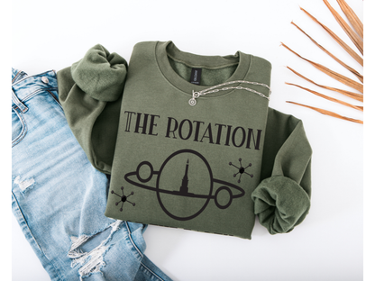 The Rotation of the Earth Really Makes My Day Crewneck