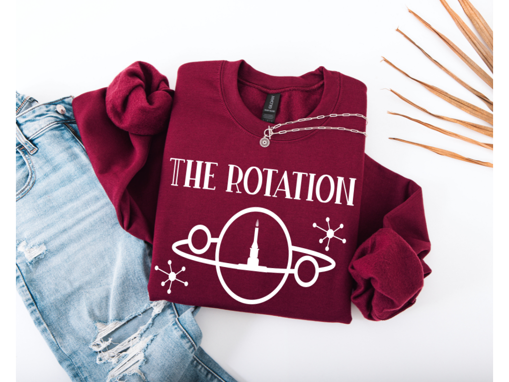 The Rotation of the Earth Really Makes My Day Crewneck