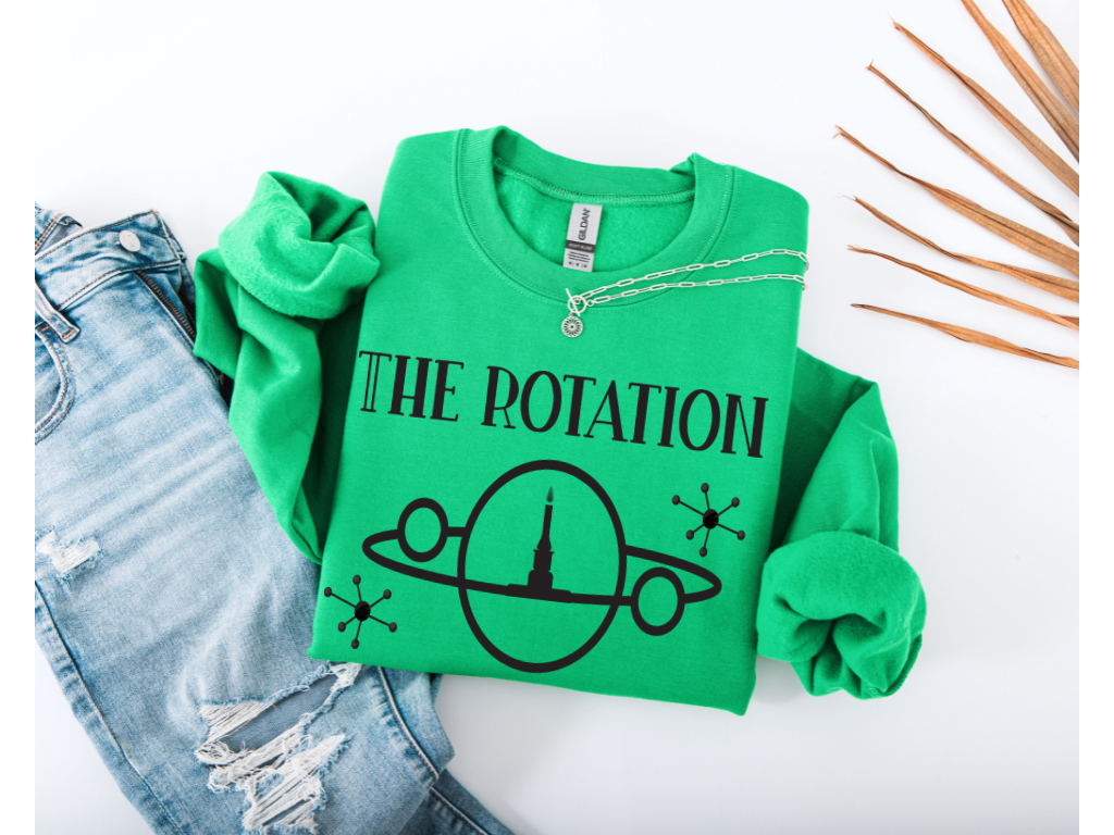 The Rotation of the Earth Really Makes My Day Crewneck