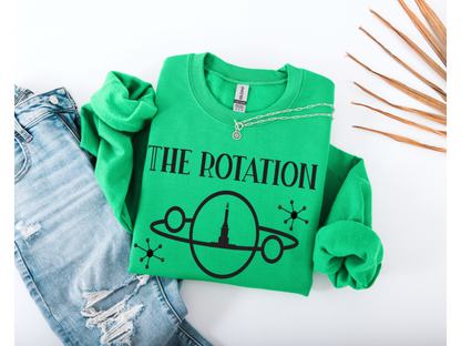 The Rotation of the Earth Really Makes My Day Crewneck