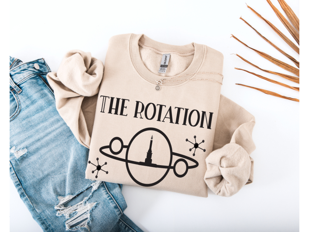 The Rotation of the Earth Really Makes My Day Crewneck