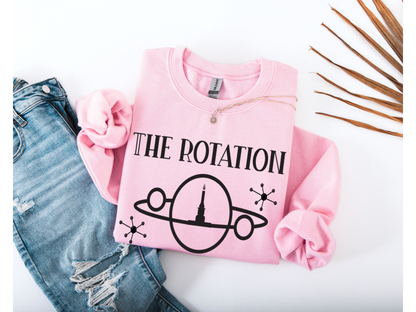 The Rotation of the Earth Really Makes My Day Crewneck
