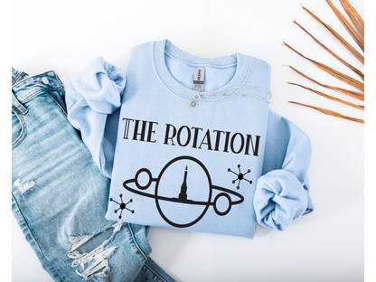 The Rotation of the Earth Really Makes My Day Crewneck
