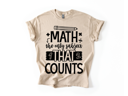 The Only Subject That Counts T-Shirt